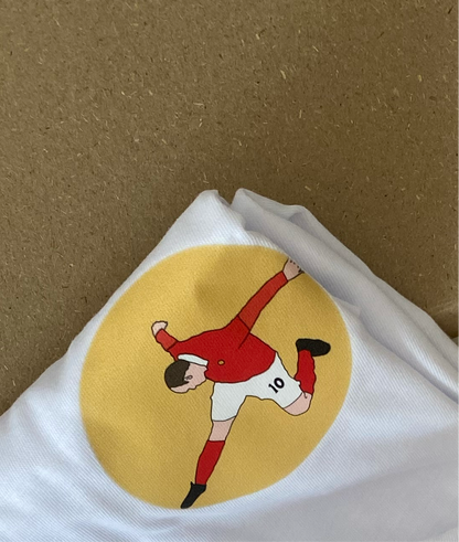 Shirt "Der Derbyheld" - weiss, unisex