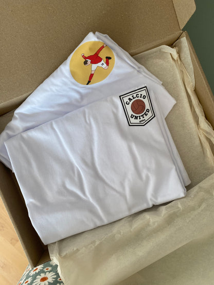 Shirt "Der Derbyheld" - weiss, unisex