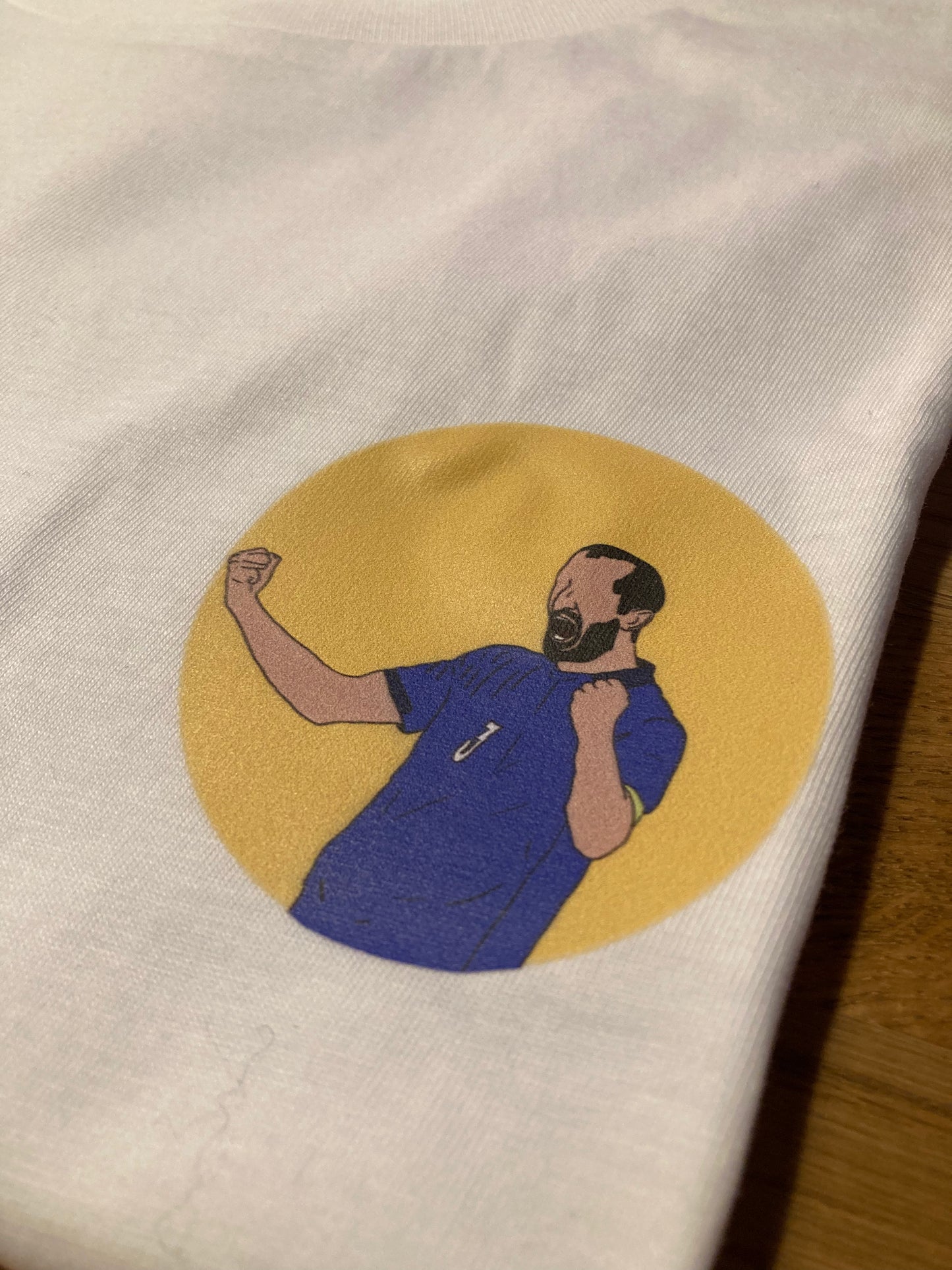 Shirt "Der Capitano" - weiss, unisex