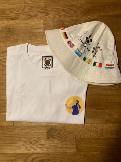 Shirt "Der Capitano" - weiss, unisex